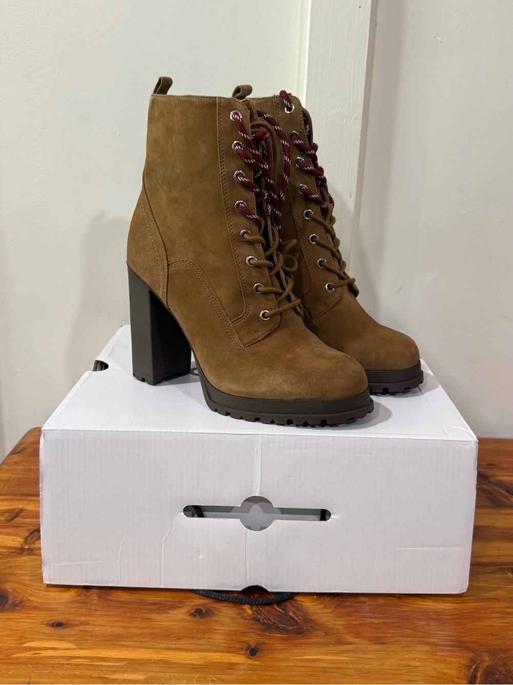 NIB Aldo Rebelliously Combat Ankle Boots